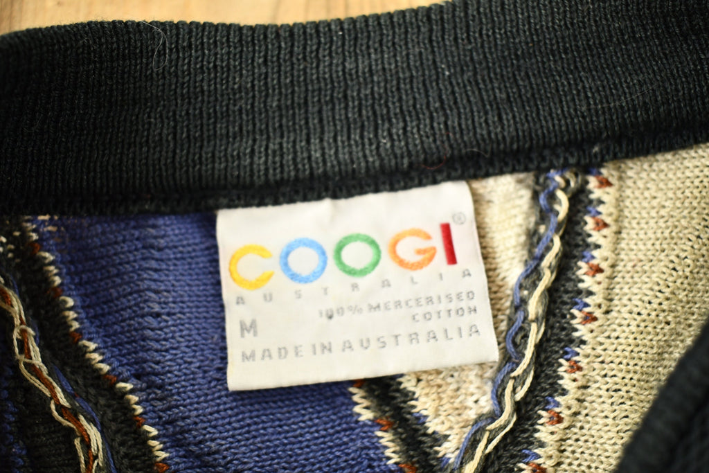Vintage 1990s Coogi Australia 3D Cable Knit Crewneck Sweater