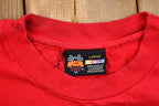 Vintage 1990s NASCAR Café Orlando Graphic T-Shirt / Single Stitch / Racing / 90s Streetwear / Life's A Race The Best Times Win / Sportswear