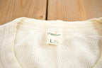Vintage 1980s St. Johns Blank Thermal Shirt Made In Canada