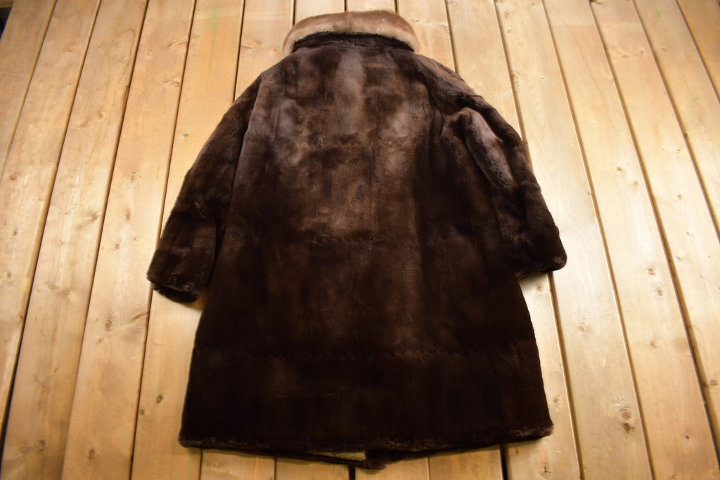 Vintage 1960s Beaver Fur Coat