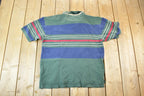 Vintage 1990s Tommy Hilfiger Quarter Button Up Polo Style Shirt