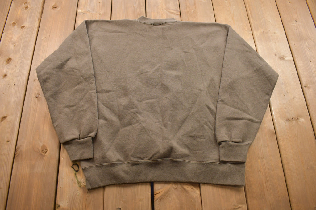 Vintage 1990s Pro Spirit Flowers Crewneck Sweatshirt