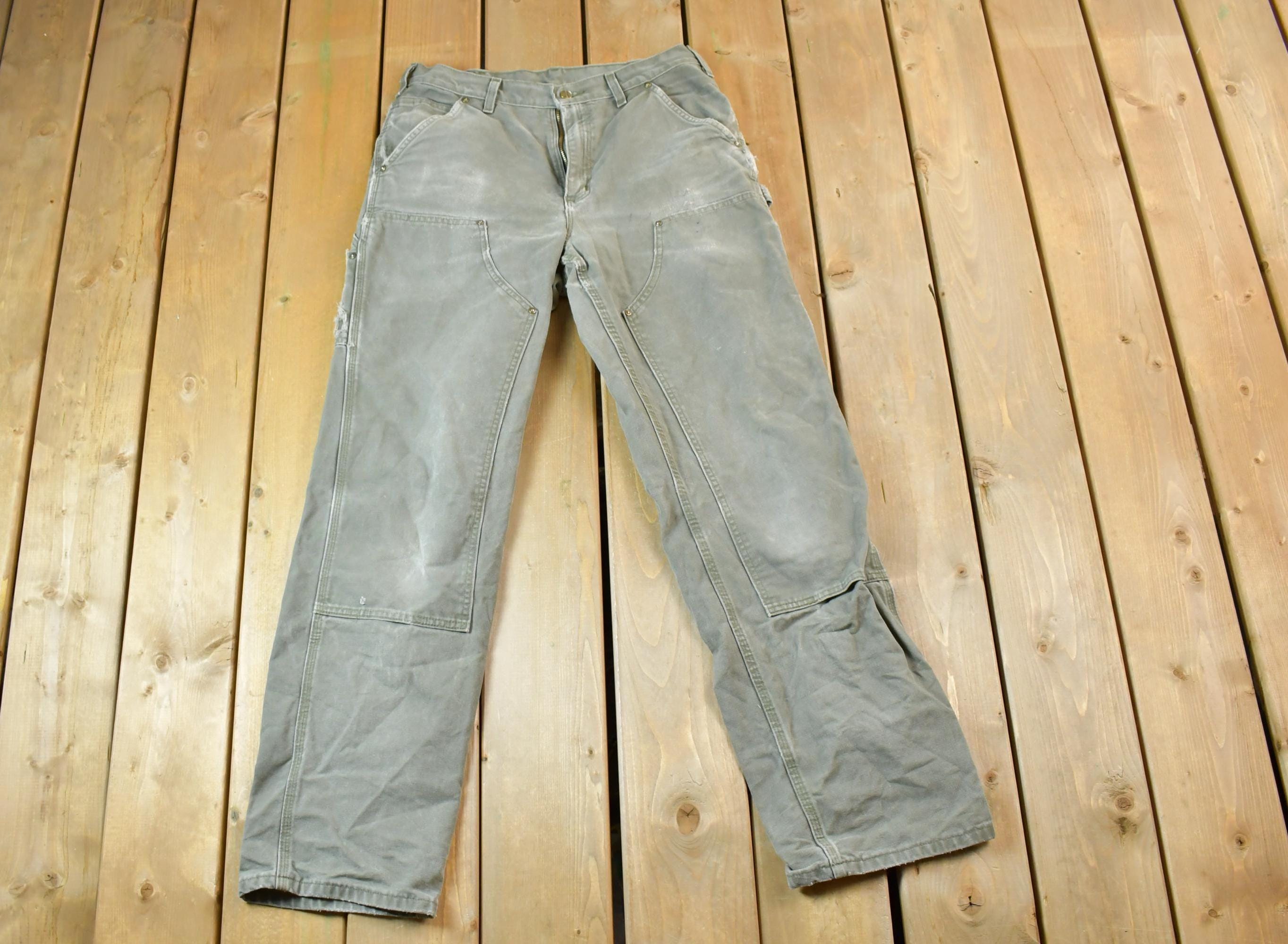 Vintage 1990s Carhartt Double Knee Work Pants Size 32 x 34