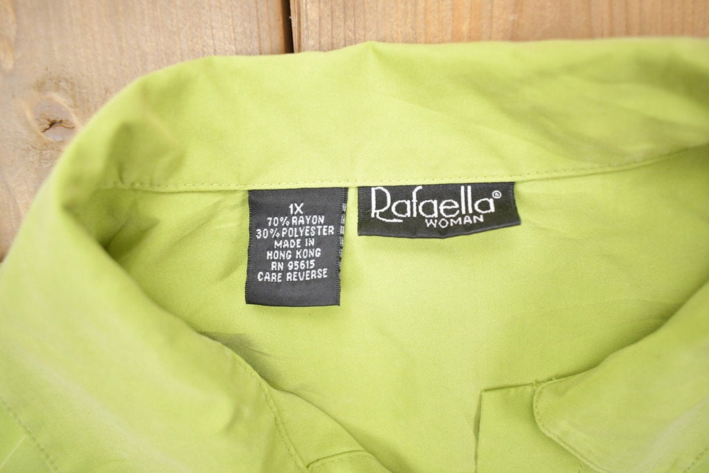 Vintage 1990s Rafaella Womens Button Up Shirt