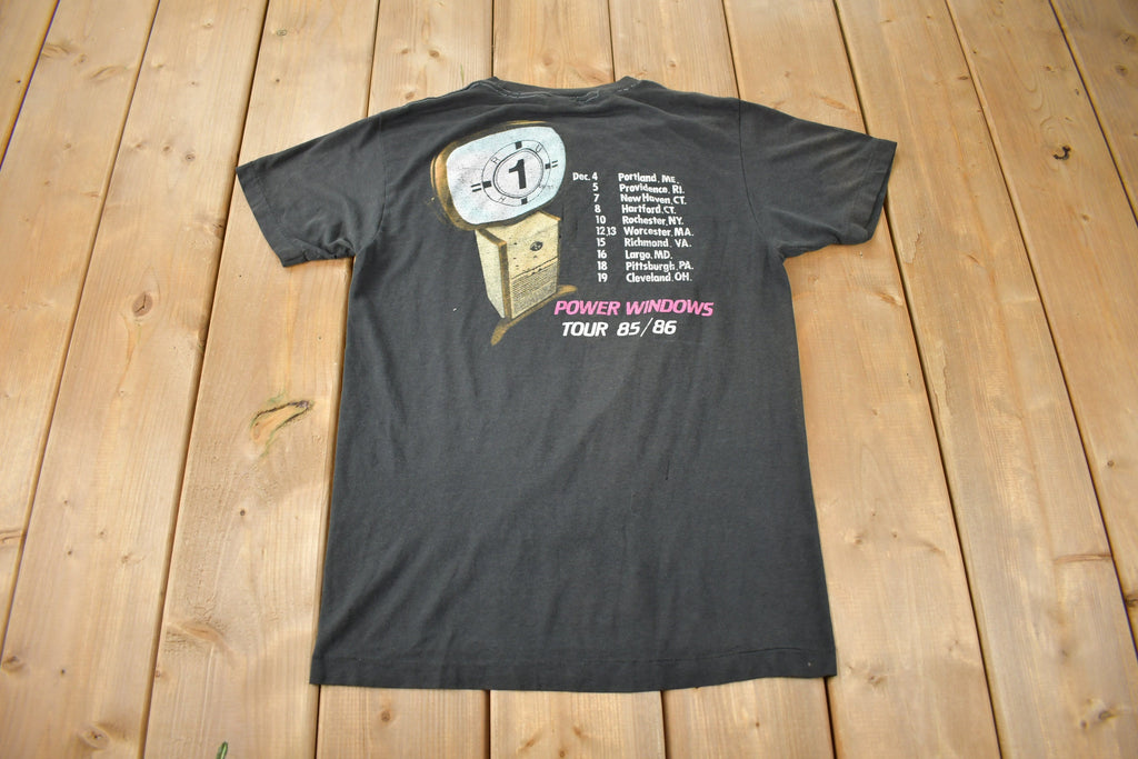 Vintage 1985 Rush Power Windows Tour Single Stitch Band T-shirt Made in USA