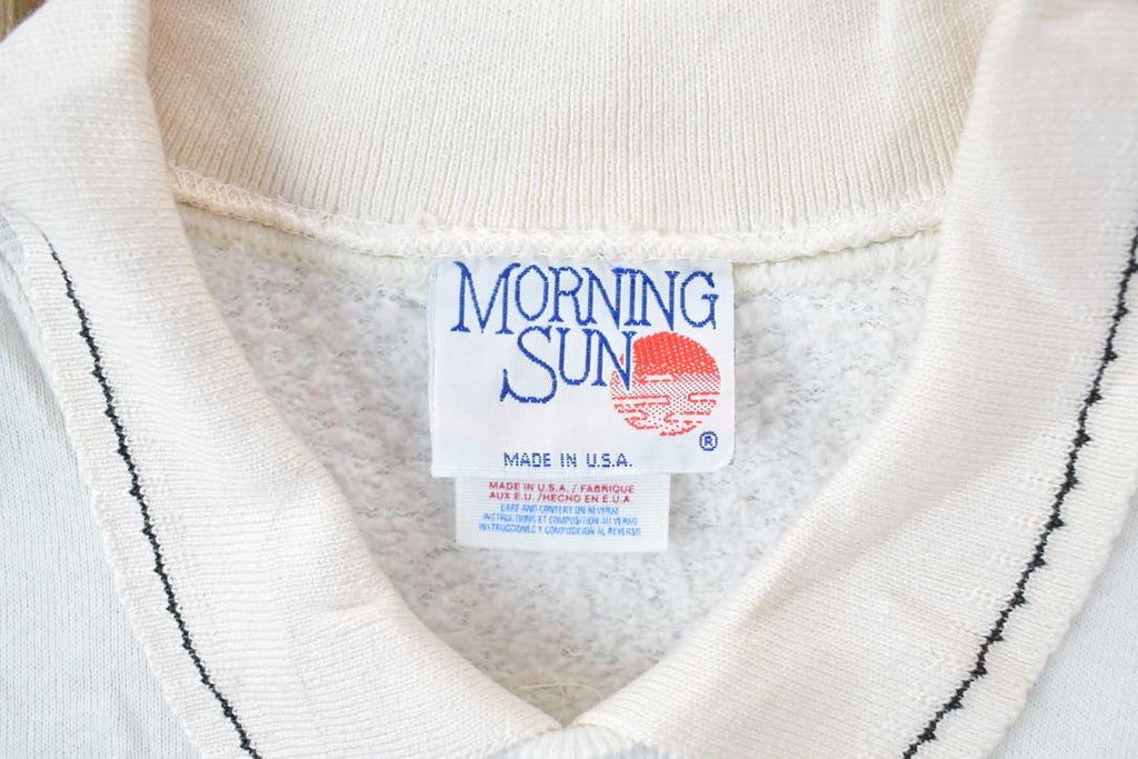 Vintage 1990s The Bird Watchers Morning Sun Double Collar Cute Crewneck Sweater