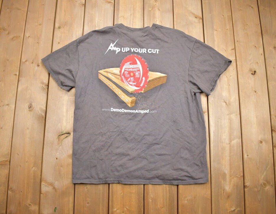 Vintage 1990s Demo Demon AMPED Graphic T-Shirt