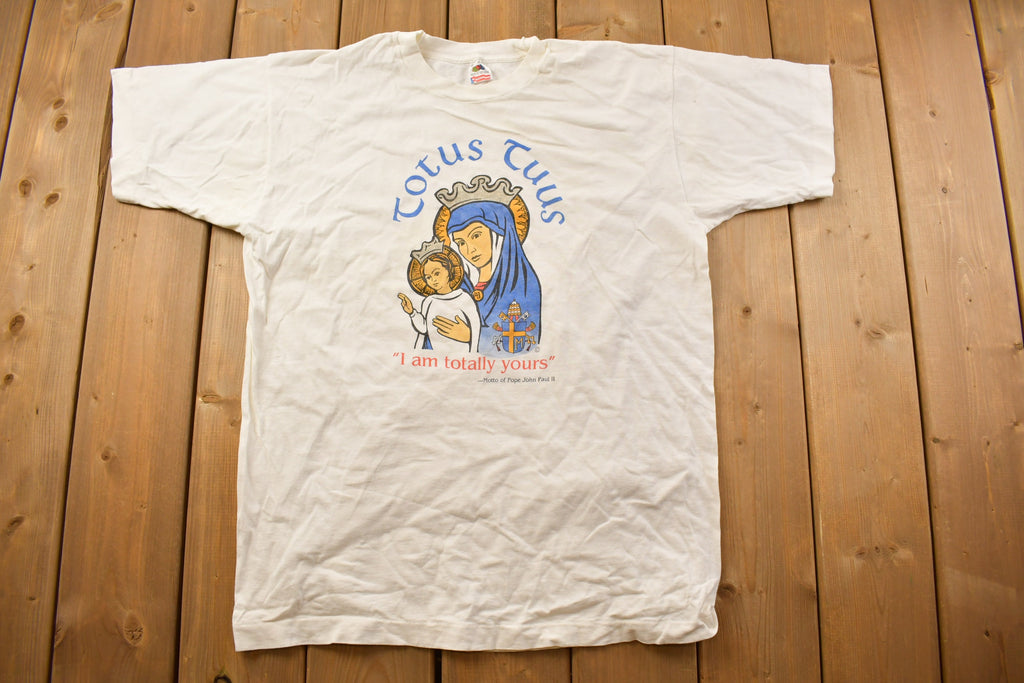Vintage 1990s "I Am Totally Yours" Graphic T Shirt  Vintage T Shirt  Streetwear  Graphic Tee  Single Stitch  Made In USA