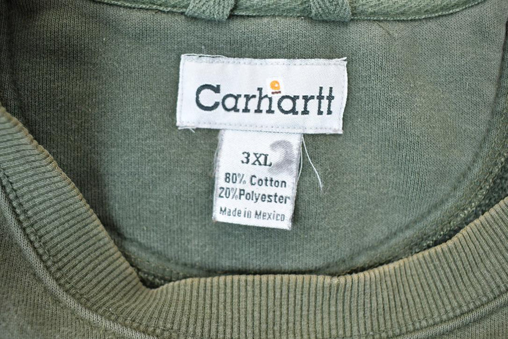 Vintage Distressed Hunter Green Carhartt Crewneck Sweatshirt