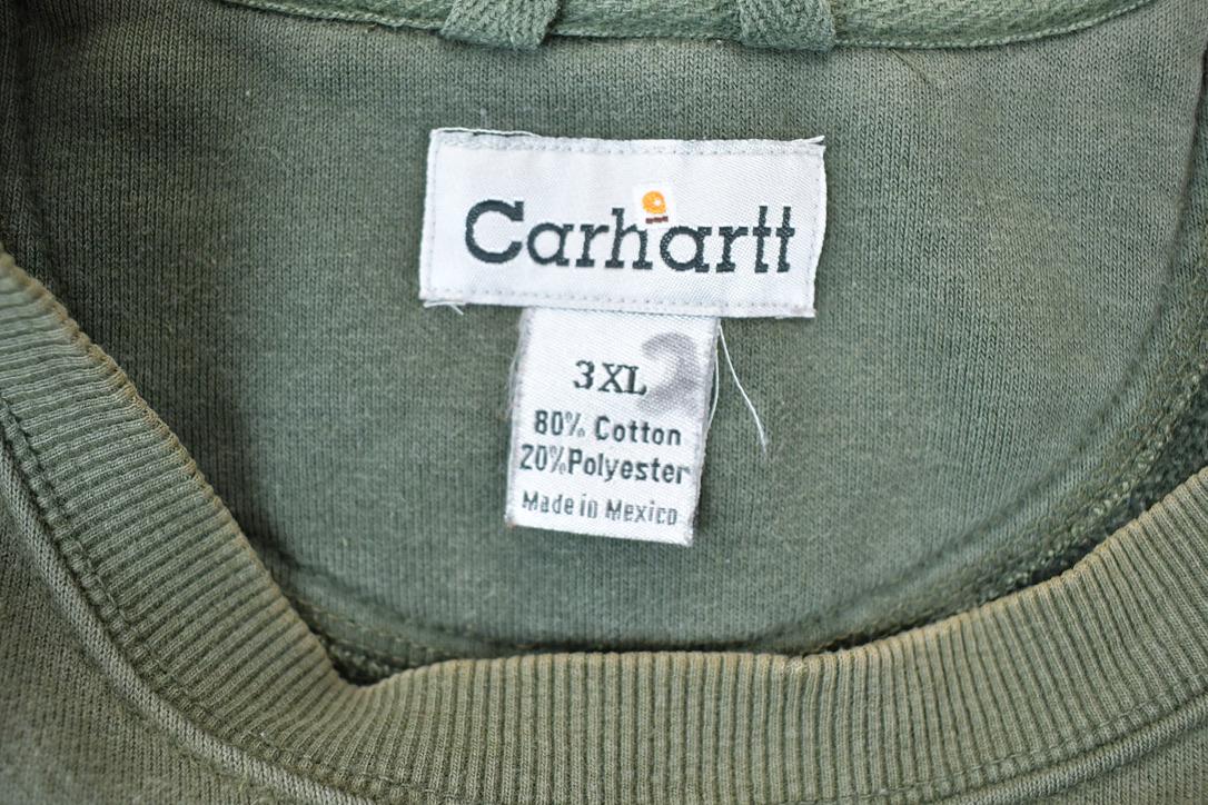 Vintage Distressed Hunter Green Carhartt Crewneck Sweatshirt