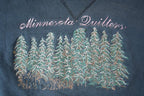 Vintage 1990s Russell Pro Cotton Minnesota Quilters Forest Heavy Cotton Crewneck Sweatshirt