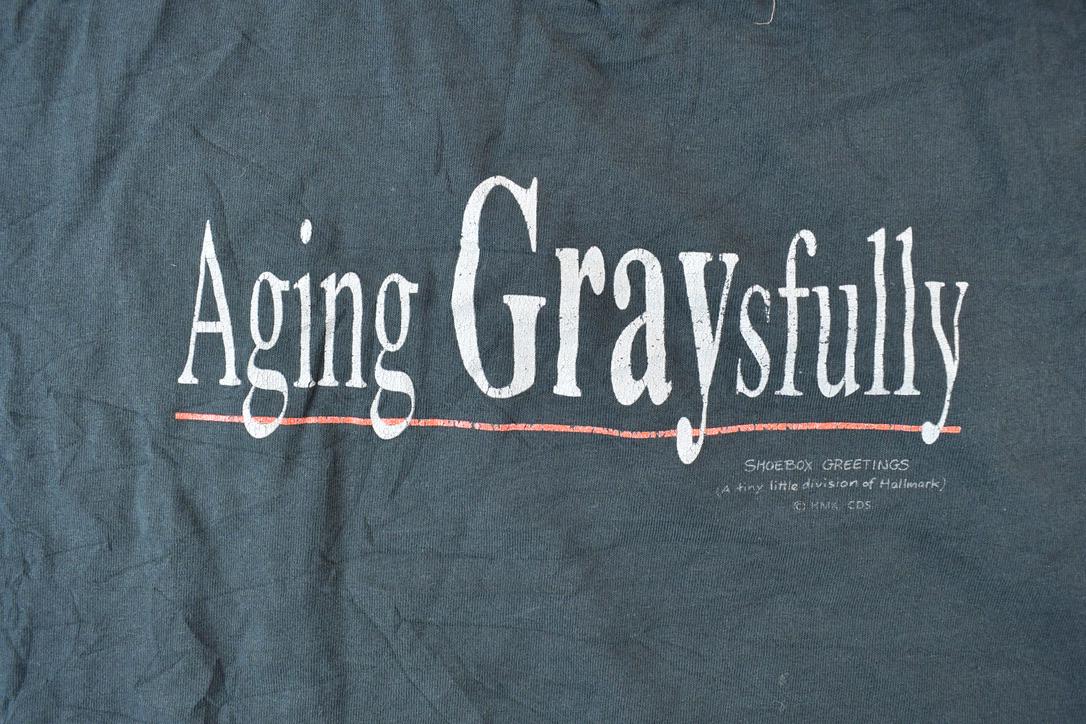 Vintage 1990s Aging Gracefully Souvenir T-Shirt