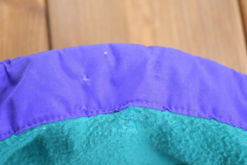 Vintage 1990s Cabin Creek Turquoise Fleece Sweater