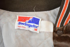 Vintage 1990s Chicago Bears Satin Button Up NFL Football Swingster Jacket