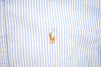 Vintage 1990s Polo Ralph Lauren Vertical Striped Button Up Shirt