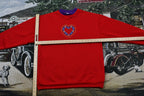 Vintage 1990s Fairset Embroidered Heart Crewneck