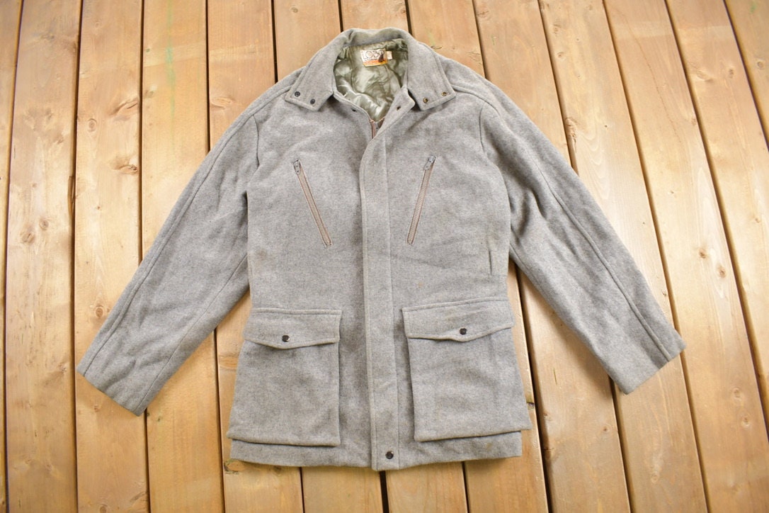 Vintage 1970s LOBO by Pendleton Plaid Lined Jacket Size XL