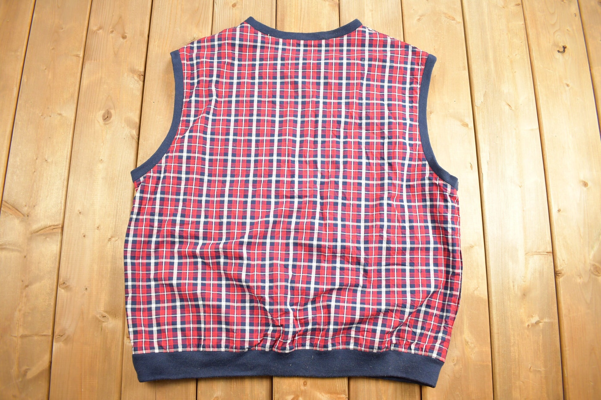 Vintage 1990s Polo Golf Ralph Lauren Plaid Sweater Vest