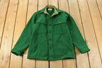 Vintage 1980s Woolrich Flannel Button Up Shirt Shacket Men's Small