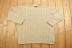 Vintage 1990s 3D Knit Sweater