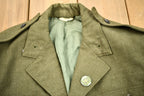 Vintage 1982 Army Military Button Up Blazer Jacket