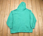 Vintage 1990s Talbots Teal Zip Up Hoodie