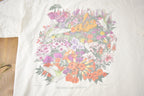 Vintage 1994 Hummingbird Garden Souvenir Travel T Shirt Made In USA