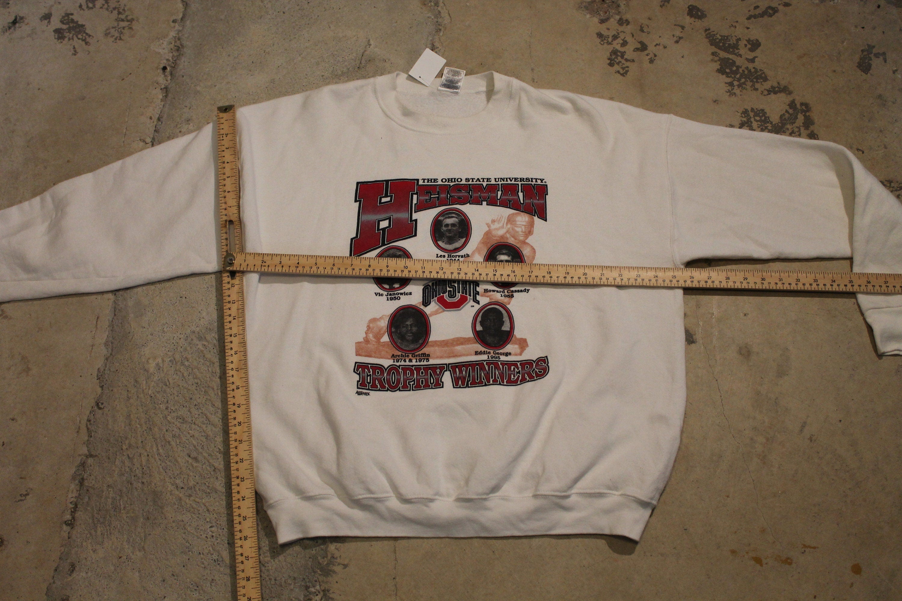 Vintage 1995 The Ohio State University Heisman Trophy Winners Crewneck Sweater