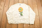 Vintage 1990s Blossoming World Die Graphic Crewneck Sweatshirt