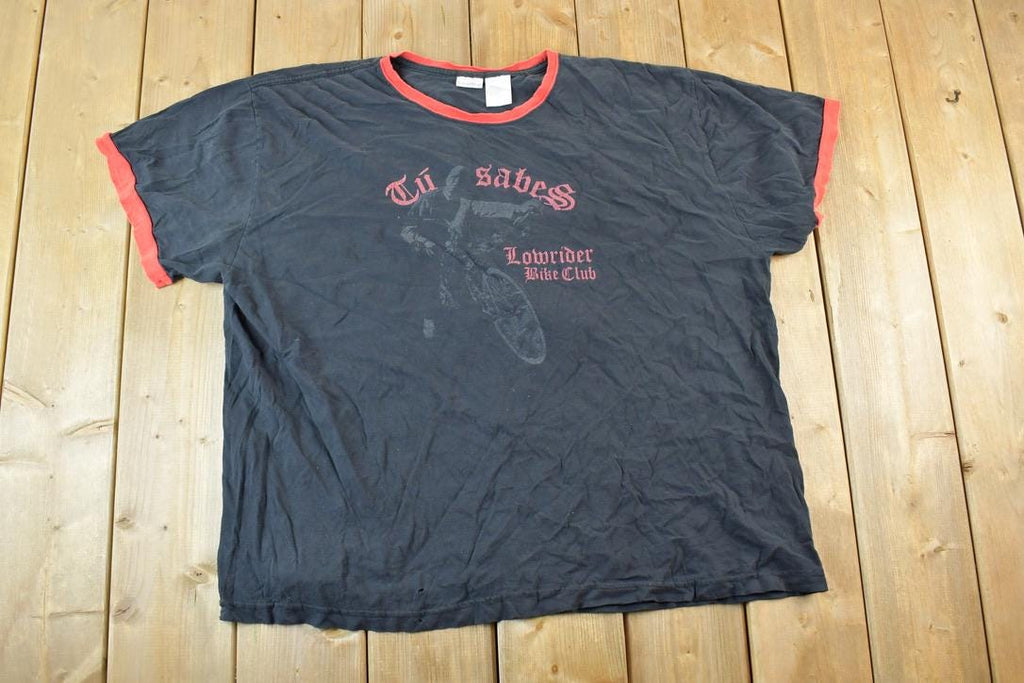 Vintage 1990s Tu Sabes Lowrider Bike Club Single Stitch T-Shirt