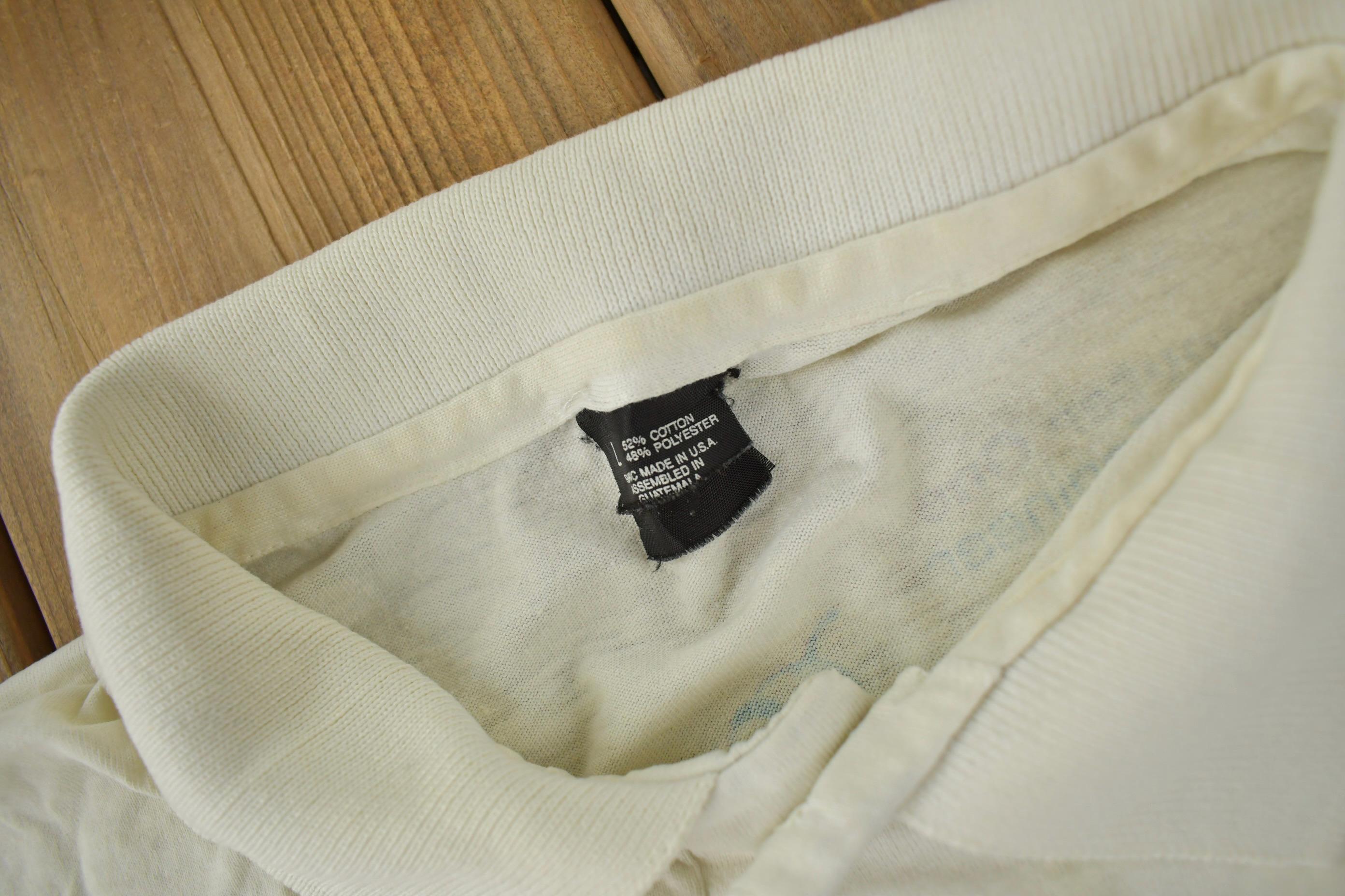 Vintage 1990 Computer One System Engineer Macintosh Specialists Graphic Polo Shirt