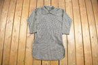 True Vintage 1950s Houndstooth Dress