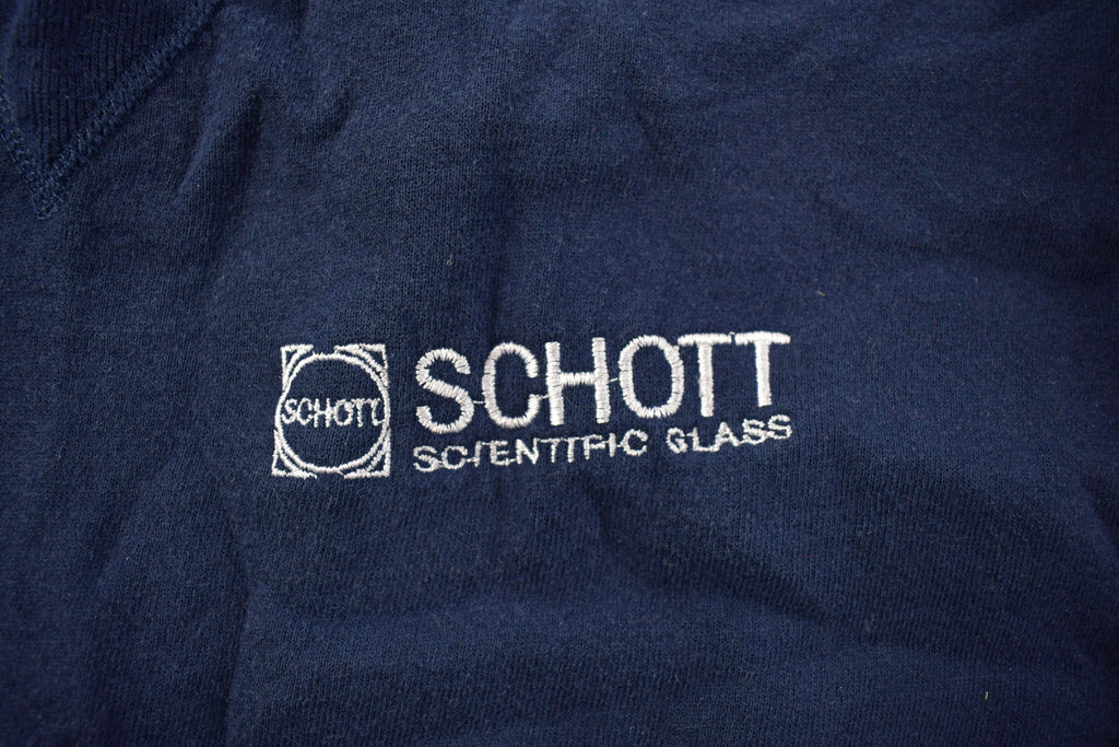 Vintage 1990s Schott Scientific Glass Russell Crewneck Sweatshirt