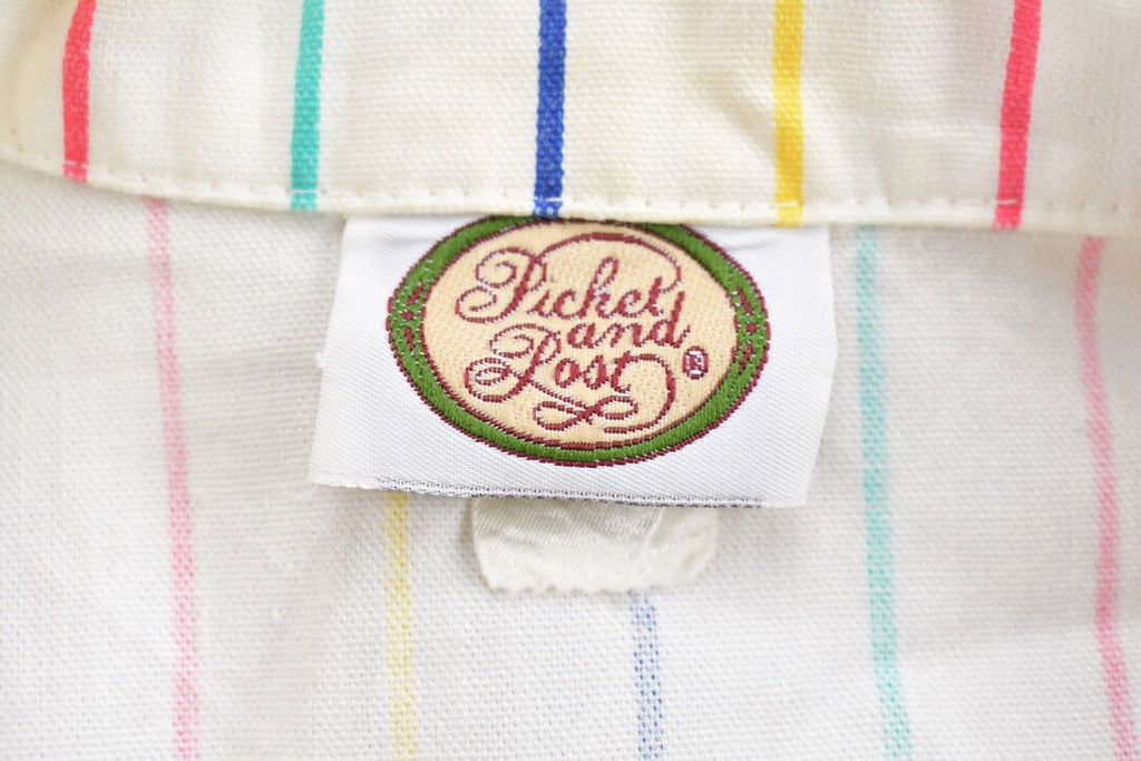Vintage 1990s Picket And Post Striped Thin Lightweight Blazer