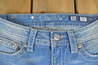 Vintage Y2K Miss Me Bedazzled Low Rise Jeans Size 26x31