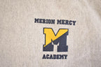 Vintage 1990s Merion Mercy Academy Crewneck Sweatshirt Men's L / NCAA College Spellout / 90s Heavyweight Collegiate Sweater