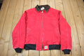 Vintage 1980s Carhartt Red Santa Fe Work Jacket