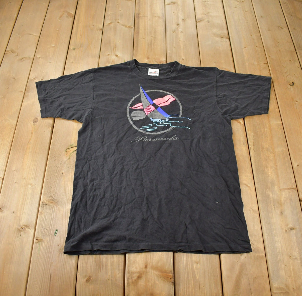 Vintage 1990s Bermuda Souvenir Single Stitch Travel T Shirt Made In USA