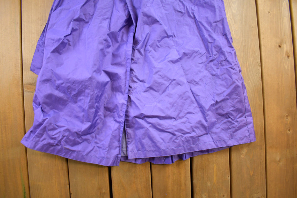 Vintage 1990s J Gallery Purple Trench Coat