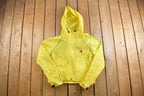 Vintage 1990s Cannondale Yellow Windbreaker Jacket Size Medium