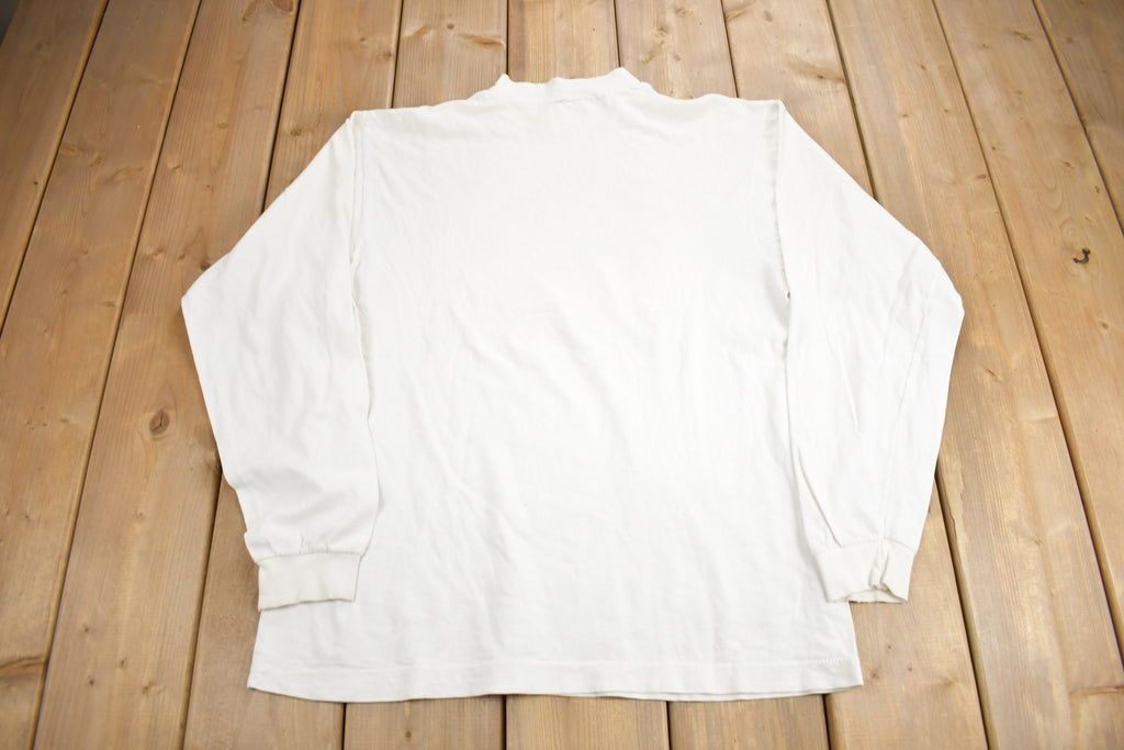 Vintage 1990s Desert Skiing Graphic Long Sleeve T Shirt