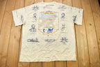 Vintage 1990s The Civil War All Over Print Graphic T Shirt