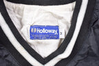 Vintage 1980s Holloway Vikings Hockey Embroidered Pullover Windbreaker Jacket