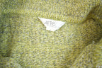 Vintage 1980s Arte Green Knit Long Cardigan Sweater