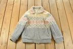 Vintage 1980s Samband of Iceland Knit Wool Sweater Jacket Women's Small