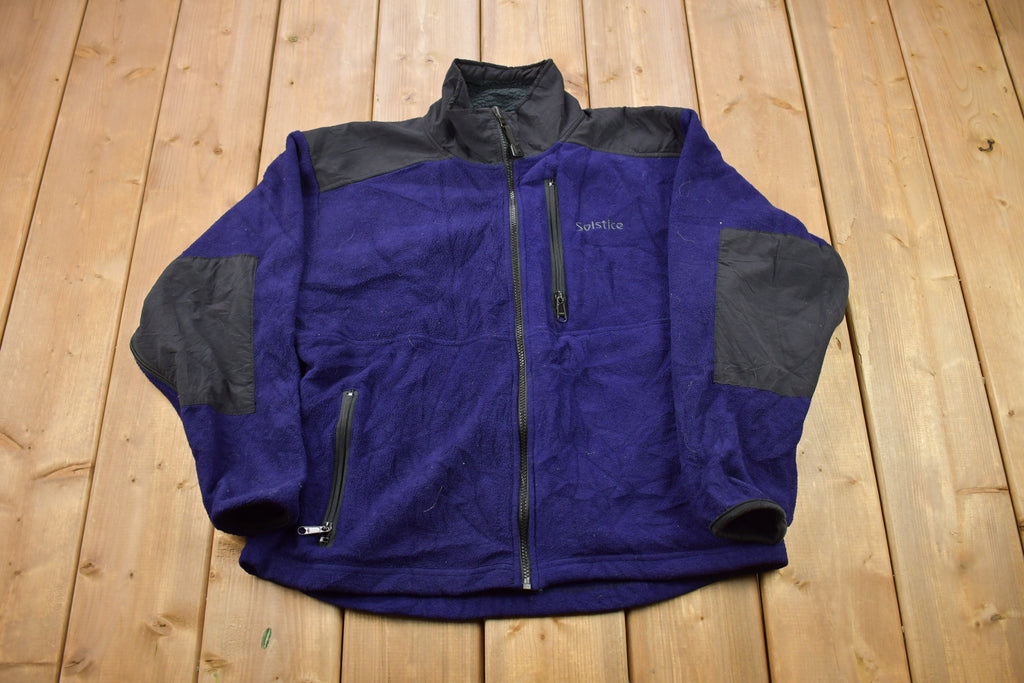 Vintage 1990s Solstice Polartec Zip Up Sweatshirt