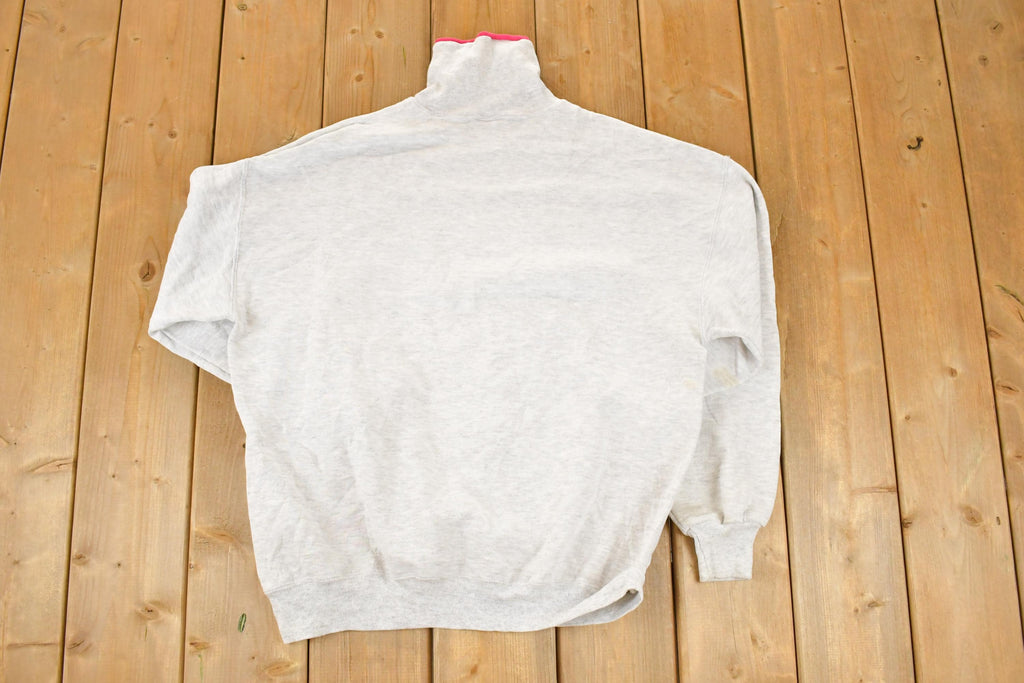 Vintage 1990s Yarn Kitty Turtleneck Sweatshirt Women's XL