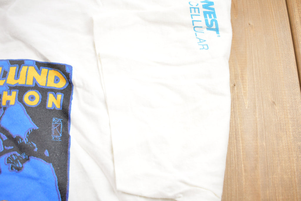 Vintage 1995 Garry Bjorklund Half Marathon Finisher Graphic T-Shirt