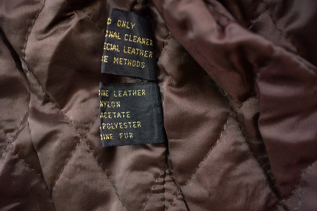 Vintage 1990s Lakeland Brown Leather Jacket