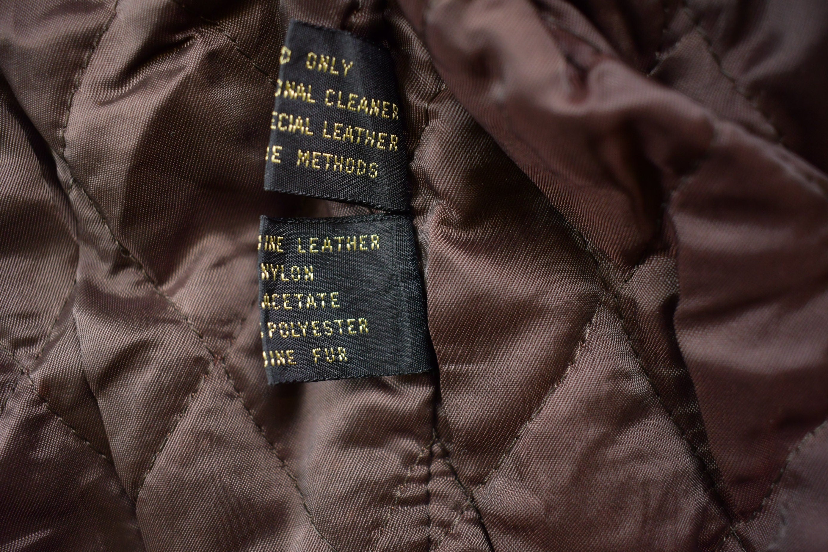 Vintage 1990s Lakeland Brown Leather Jacket